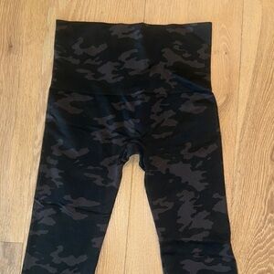 SPANX Black Camouflage Leggings